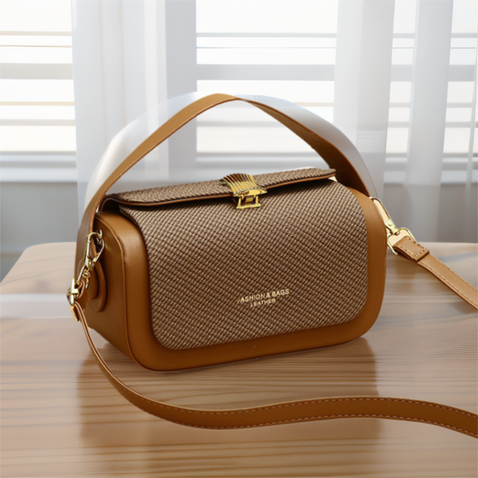 The Margot Structured Crossbody – Brown