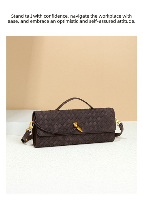 The Amelie Woven Baguette – Black