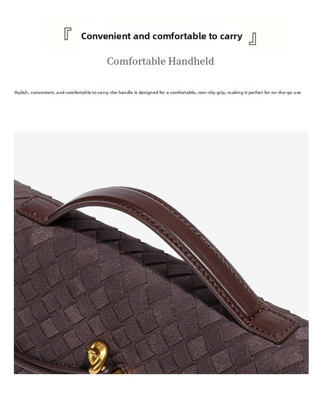 The Amelie Woven Baguette – Black