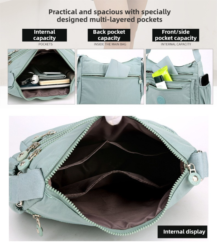 The Mia Everyday Crossbody – Light Blue