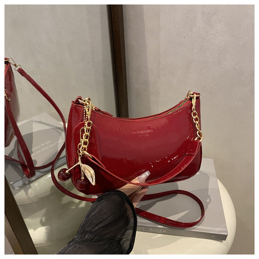 The Chloe Charm Crossbody – Red