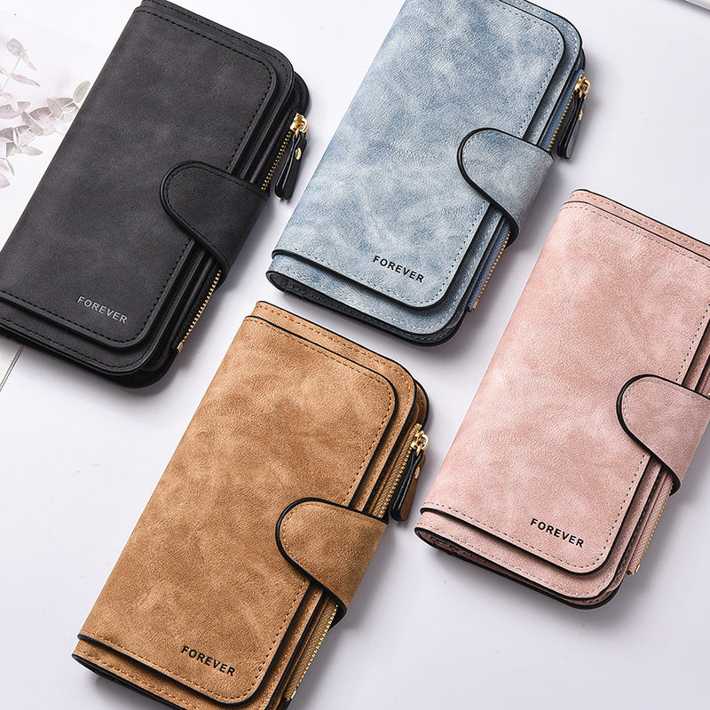 The Elodie Zip Wallet – Blue