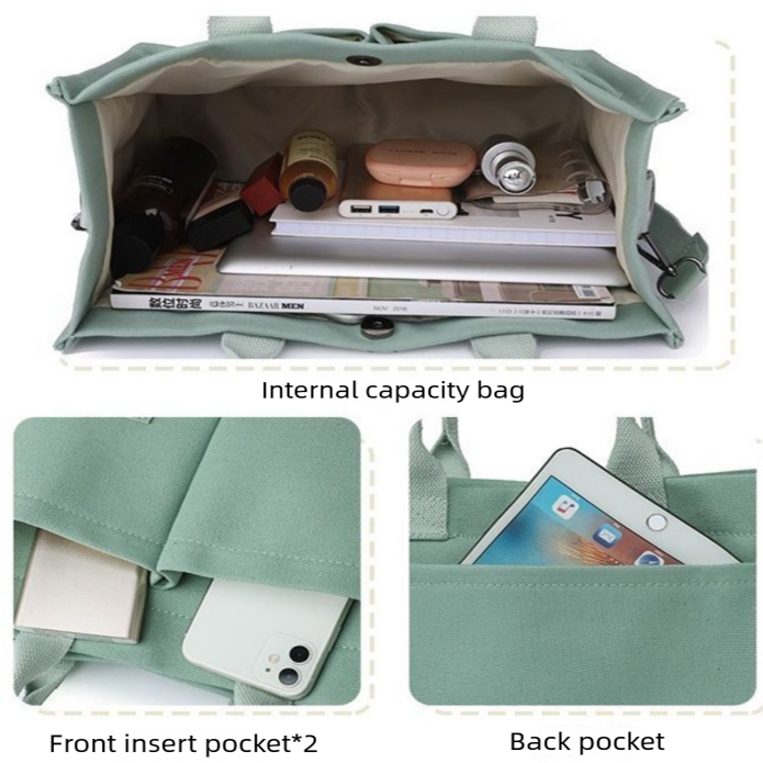 The Arden Utility Tote – Green